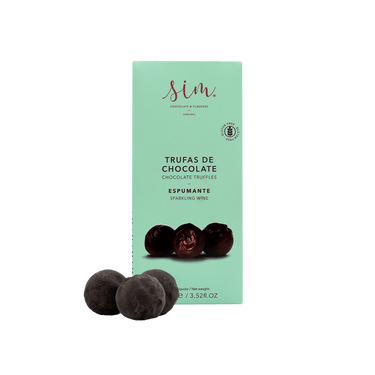 Trufas de Chocolate com Espumante - Sim Chocolates